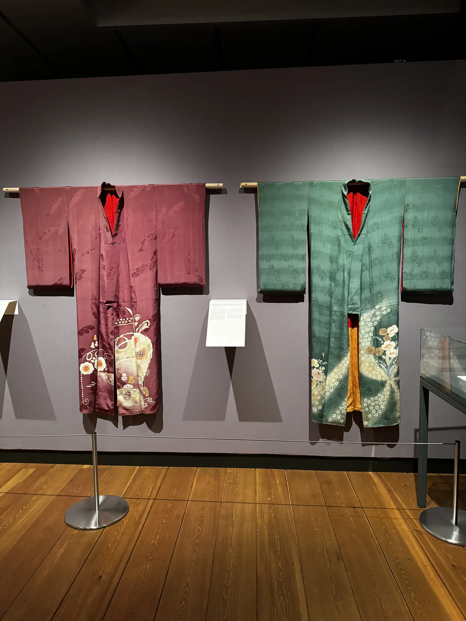 Japanese kimonos on display at Japanmuseum SieboldHuis in Leiden Japanese kimonos on display at Japanmuseum SieboldHuis in Leiden